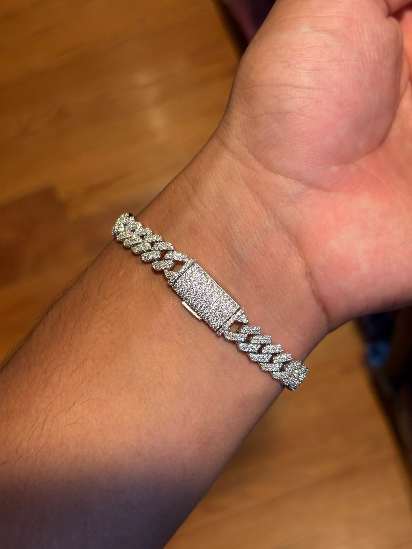 Moissanite Cuban Bracelet